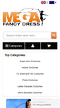 Mobile Screenshot of megafancydress.co.uk